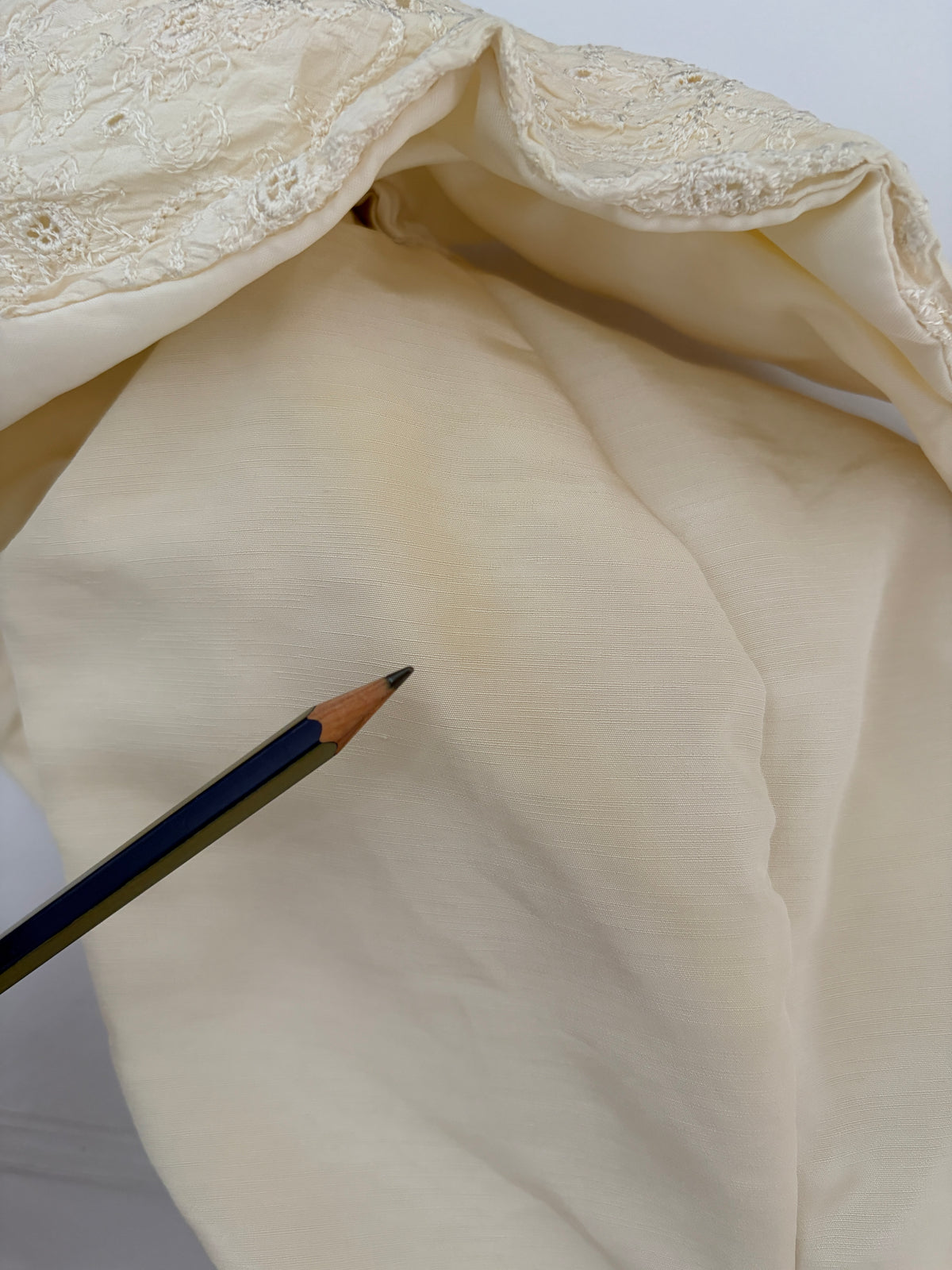 Vintage 90s cream basque waist off shoulder wedding dress