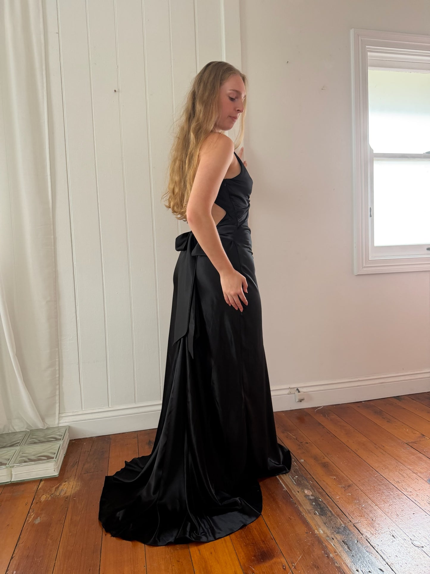Vintage Ruth Tarvydas Goddess Gown Noir 12