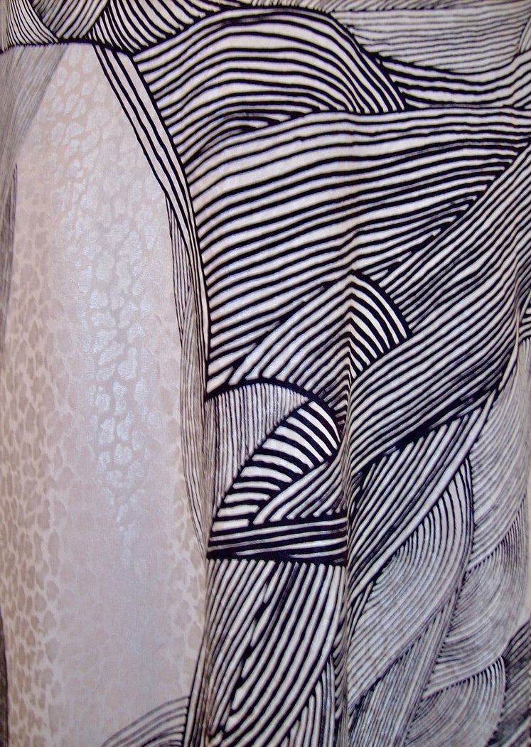 Vintage Y2K Lisa Ho bias cut high neck gown