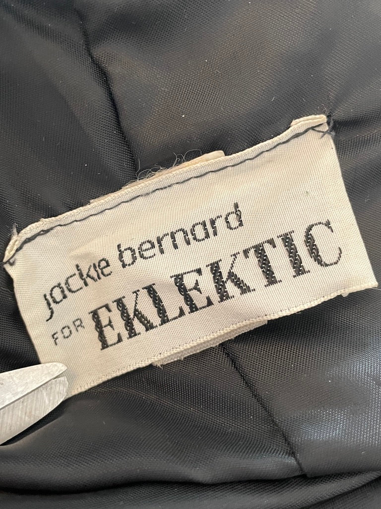 Vintage 80s black sequinned mini dress