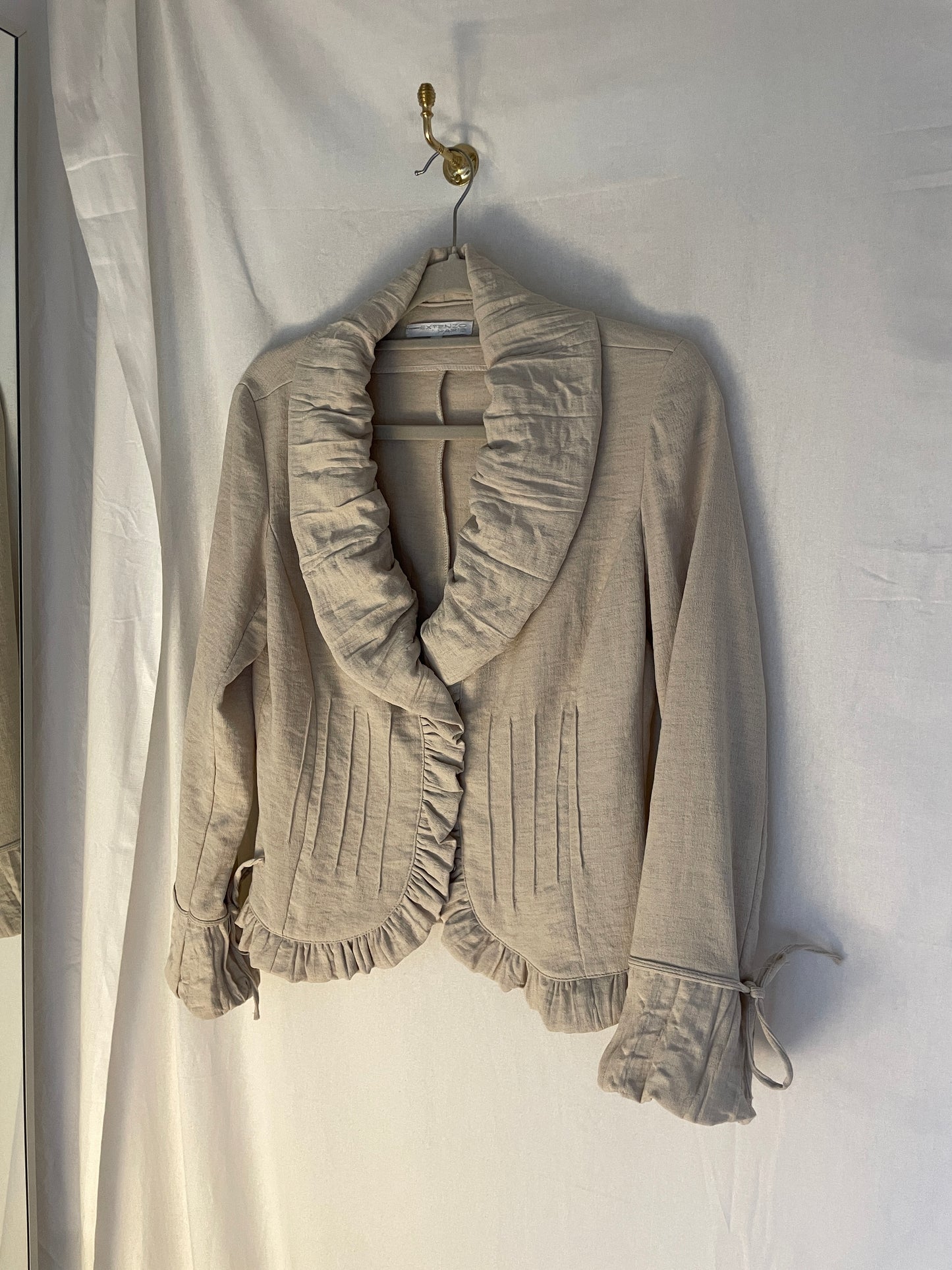 Vintage y2k oat french made skirt suit set