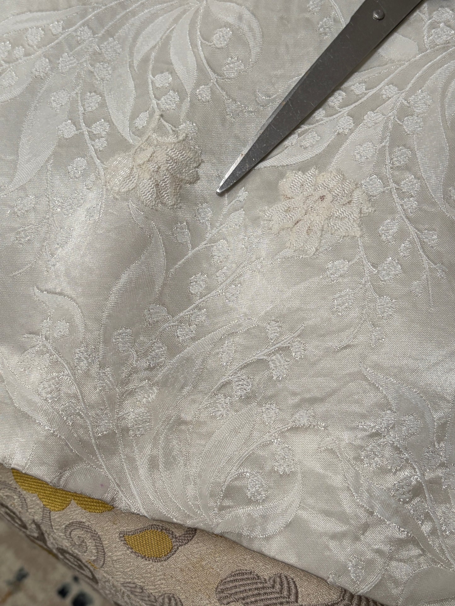 Vintage 60s Ivory drop waist long sleeve wedding gown with bow detail