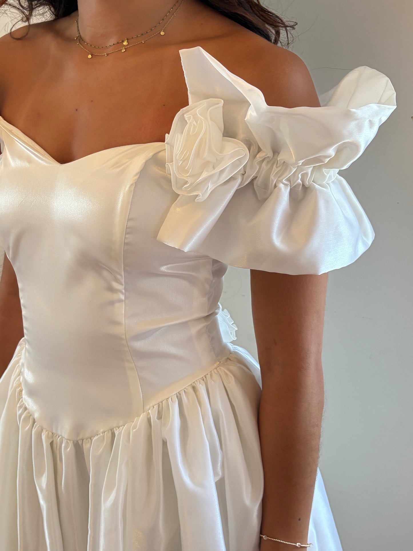 Vintage 80s Gunne Sax Ivory princess wedding dress